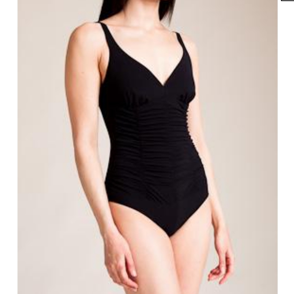 Lise Charmel black Couture one piece swimsuit